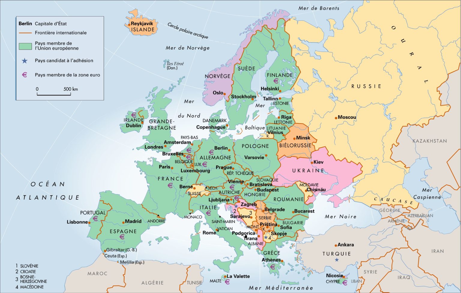 Europe Ue Schengen Zone Euro Quelles Diff Rences Arije